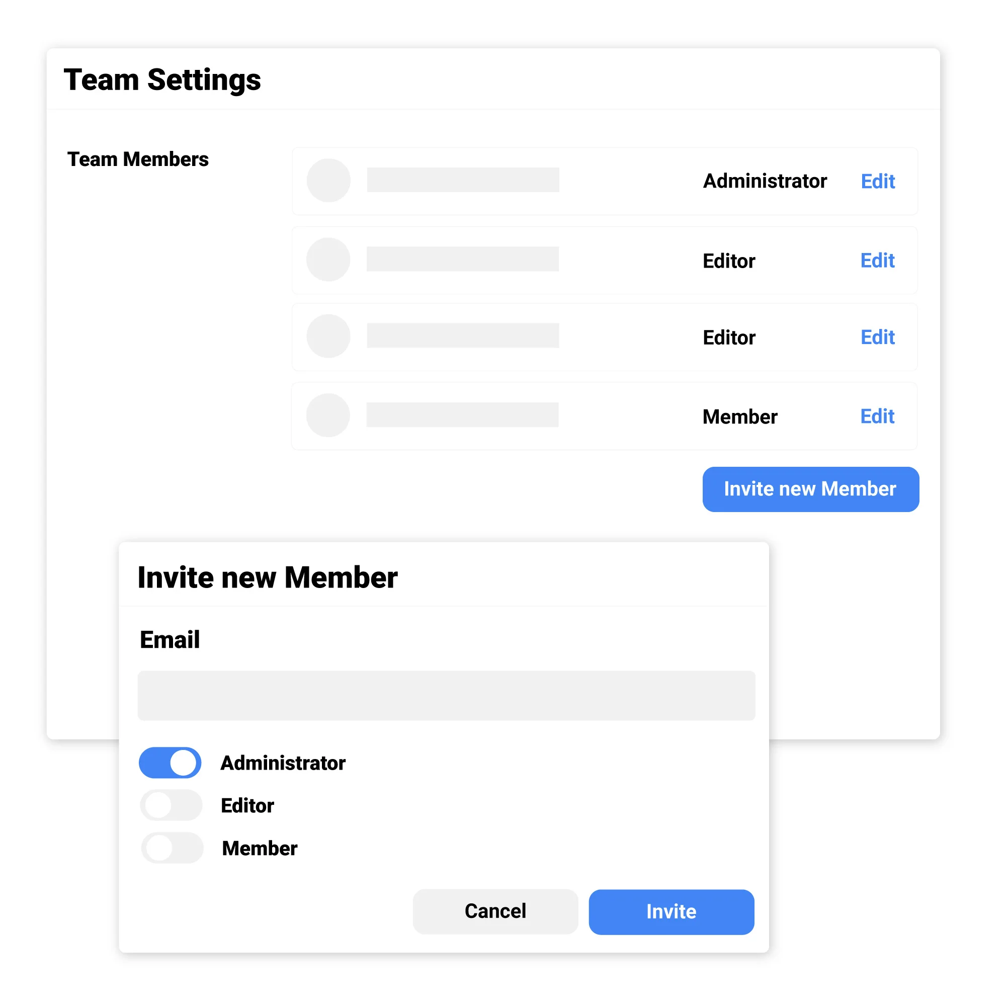 Team Management & Roles